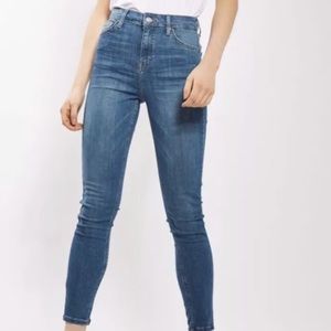 Topshop Jamie high waist moto jeans 28x32